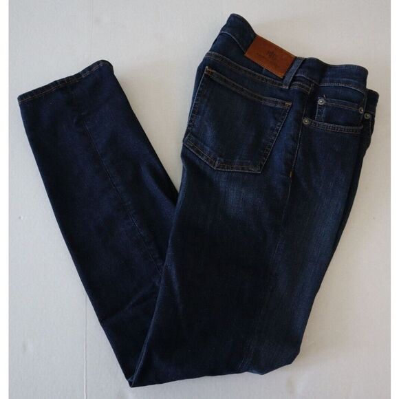 Lauren Ralph Lauren Women Sz 2 Dk Blue Super Stretch Premier Straight Jeans - Picture 9 of 13